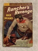 RANCHER’S REVENGE by Max Brand; 1934 Western Paperback in Extremely Good Shape! - £7.43 GBP