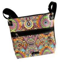 Sakroots Artist Circle Rainbow Wanderlust Vegan Crossbody Handbag Purse NEW - £25.82 GBP
