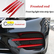 Car Styling Rear Front Fog Lamp Strips Trim Cover Sticker for  Benz E Cl W213 20 - £133.35 GBP