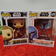 2X Funko Pop! Vinyl: Star Wars - Koska Reeves #489 &amp; Obi-Wan Kenobi 629 - $14.98