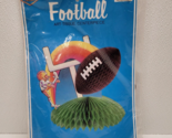 Vintage 1983 Beistle Art Tissue Football Centerpiece 1980s - New Sealed - $11.57