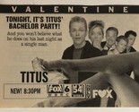 Titus Vintage Movie Print Ad  Christopher Titus TPA5 - $5.93