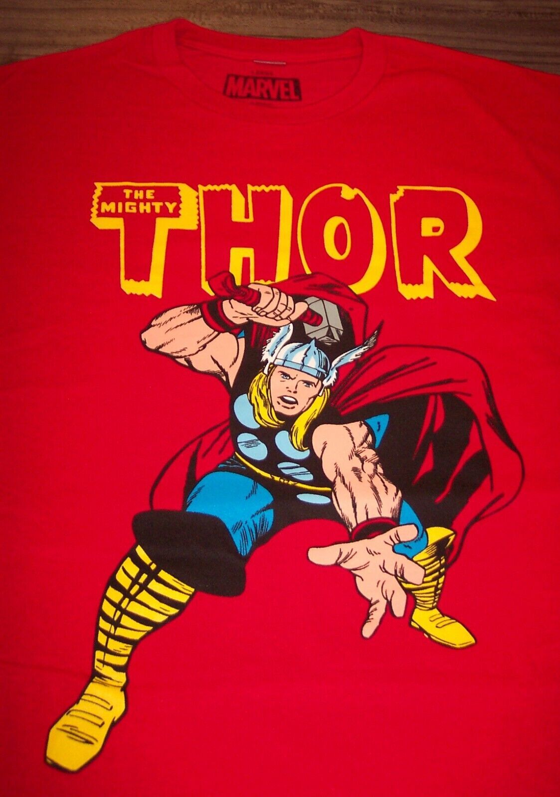 Primary image for VINTAGE STYLE  MIGHTY THOR MARVEL COMICS THE AVENGERS T-Shirt MENS LARGE NEW