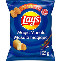 12 Bags of Lay’s Magic Masala Ridged Potato Chips 165g Each - Free Shipping - £55.51 GBP