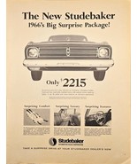 STUDEBAKER - 1966 Big Surprise Package!  1965 Vintage Print Ad - €9,73 EUR