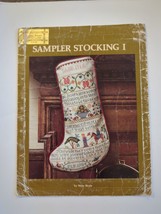 Mary Beale Christmas Sampler Stocking I Pattern Leaflet OOP 1985 Vintage - £11.35 GBP