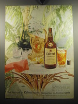 1957 Calvert Reserve Whiskey Ad - Clear heads call for Calvert taste - £14.50 GBP