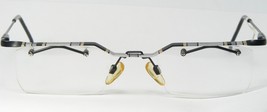 Vintage LB-line 6395.03 Black Silver Gold Unique Eyeglasses Glasses 48-22-145mm - £74.30 GBP