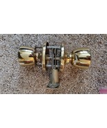 Kwikset Tylo Passage Hall / Closet Door Knob Polished Brass Non-Locking ... - $8.00