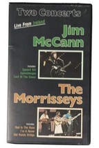 2 Concerts Live from Ireland Jim McCann The Morrisseys Rare VHS Clamshel... - £7.84 GBP