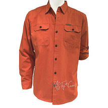 NWT FIELD &amp; STREAM Brushed Poplin 100% Cotton Long Sleeve Utility Shirt ... - $39.99