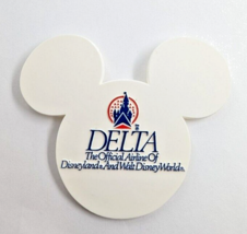 VTG Delta Airlines Mickey Mouse Ears Disneyland Walt Disney World Pin Advertise - £10.42 GBP