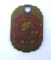 California Pacific International Exposition, 1935, Brass and Red Metal P... - $19.43