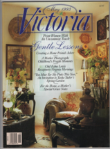 Vintage Victoria Magazine May 1993 &quot;Gentle Lessons&quot; - £9.54 GBP