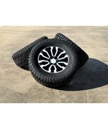 Chevy Silverado AT4 Style 18" Black &amp; Machine Replica Wheels Blackhawk R... - $1,909.71