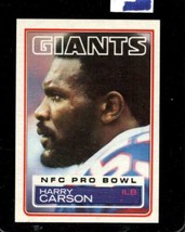 1983 Topps #123 Harry Carson Nm Ny Giants Hof *X101797 - £1.90 GBP