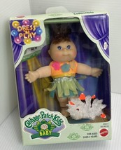 1998 Cabbage Patch Kids Dress &#39;N Play Collectible 4&quot; Doll Asha Kim - $14.01