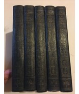 The Worlds 100 Best Short Stories set Vintage Staging Decor Blue 3 6 8 9... - $24.74