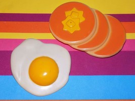 Vintage CDI McDonald&#39;s Play Food Lot Breakfast Pancakes w/butter and fried egg - £11.46 GBP