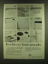 1990 GE Appliances Ad - It's a far cry from avocado - $18.49