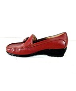 Soft Spots Brown Leather Loafers Women&#39;s 8 W (SW16)  - £19.11 GBP