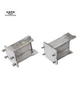MERCEDES R230 SL-CLASS LEFT RIGHT REAR BUMPER CORE SUPPORT BRACKETS SET ... - $49.49