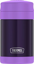 Thermos Vacuum Insulated Food Jar with Folding Spoon, Purple, 16 Ounce - £28.09 GBP