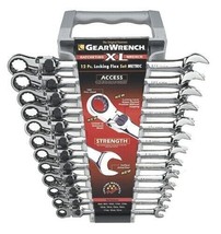 GEARWRENCH KD 85698 12 Piece Metric XL Locking Flex Set (8mm thru 19mm) NEW - $323.99