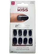 KISS Gel Fantasy Nails Medium #60667 FRESHEN UP (Deep Dark Blue)(New/)Se... - $16.28 CAD