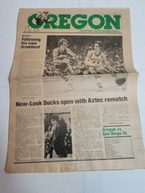 Vintage 1970s Oregon Fighting Ducks Basketball Program 1978 UofO Newspaper - $3.32