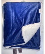 NWOT Hello Spud Baby Soft Quilt Plush Baby Infant Throw Blanket in Blue ... - $237.01 MXN