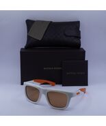Bottega Veneta BV1233S 004 Ivory/Orange/Brown 53-19-135 Sunglasses New A... - $259.89