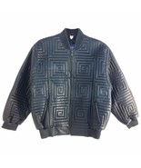 Bliss Leather, Men's Stitched Bomber Jacket, Black Limited Sizes, - £263.73 GBP