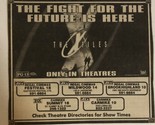 The X Files Vintage Movie Print Ad David Duchovny Gillian Anderson TPA24 - $5.93