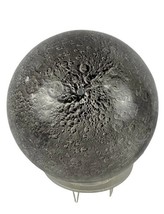 Vintage Moon Globe Stand Lunar Map Astronomy Space Collectible 14.5” Celestial image 3
