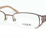 Vogue VO 3705-B 811 Glänzend Braune Brille Brillengestell VO3705B 53-18-... - $76.33