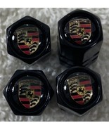 Genuine NEW Metal Tire Air Stem Valve Covers Set For Porche Car Lovers - $19.79