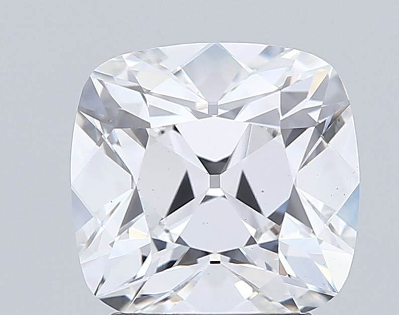 2.58 Ct Old Miner Cut IGI Certified Lab Grown CVD Diamond F Color VS1 Cl... - $2,450.00