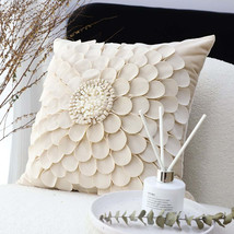 SOGA 2X 45cm Pillow Sunflower Cover 100% Cotton Covers Linen Case Cushio... - $1,842.72 MXN