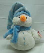 TY Pluffies SOFT WINDCHILL THE SNOWMAN 9&quot; Plush Stuffed Animal 2004 - £15.64 GBP