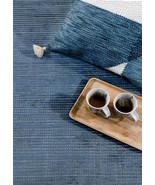 Designer Blue Abstract Pattern Handtufted 100% Wool Living Room Handloom Rug