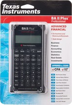 Professional Financial Calculator Made By Texas Instruments, Model Ba Ii Plus. - £54.13 GBP