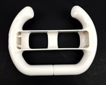 Steering Wheel for Nintendo Wii Remote Controller Car Racing White - $7.91