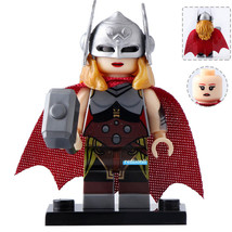Lady Thor (Jane Foster) Marvel Super Heroes Lego Compatible Minifigure Bricks - £2.38 GBP