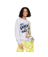 Women’s Christmas The Grinch and Max Gray Graphic Sweatshirt - $44.99