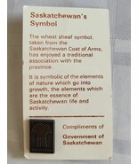 SASKATCHEWAN&#39;S SYMBOL LAPEL PIN VINTAGE GOVERNMENT PROVINCIAL MEMBER WEA... - $24.67 CAD