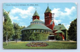 University of Michigan Museum Ann Arbor MI UNP Linen Postcard Z2 - £2.32 GBP