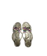 Womens Clear Flip Flops Size 9 - $15.00
