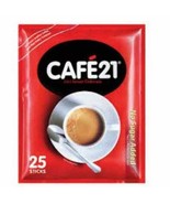 CAFE21 2 IN 1 WHITE ROAST COLOMBIAN ARABICA INSTANT COFFEE MIX 12g x 25 ... - £10.72 GBP