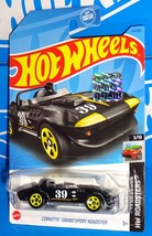 Hot Wheels 2023 Factory Set HW Roadsters #14 Corvette Grand Sport Roadster Black - £3.14 GBP